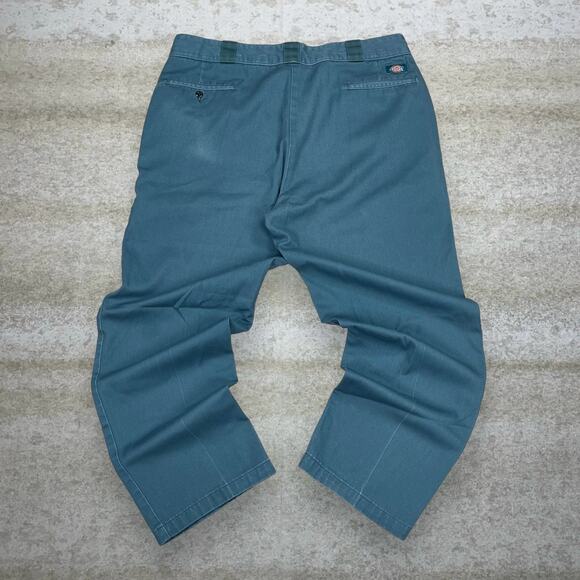 Dickies Other - Vintage 90s Dickies Khakis Pants 40x31 Relaxed Fit Green Flat Front Work Wear